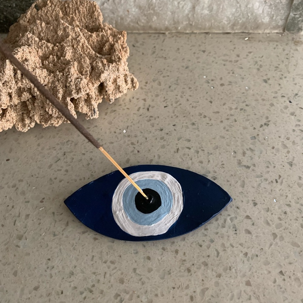 Evil Eye incense holder